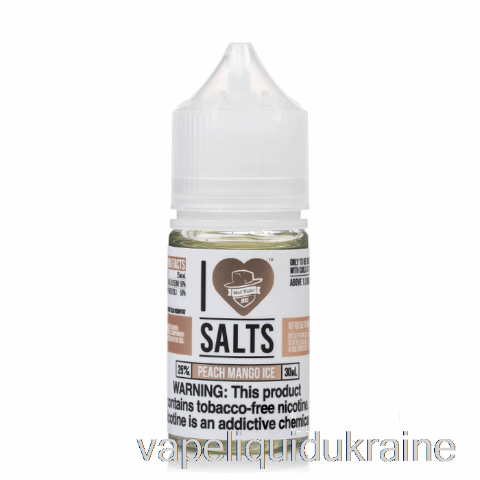 Vape Ukraine Peach Mango Ice - I Love Salts - 30mL 25mg